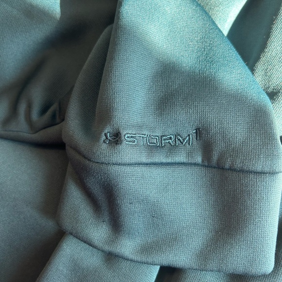 Under Armour | Hoodie | Size Mens L | Dark Blue/Green - Picture 6 of 8